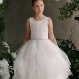 First Communion Communion Dresses Flower Girl Wedding White Dress
