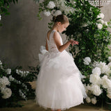 First Communion Communion Dresses Flower Girl Wedding White Dress