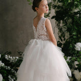 First Communion Communion Dresses Flower Girl Wedding White Dress