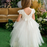 First Communion Flower Girl Wedding White Dress