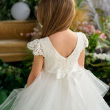 First Communion Flower Girl Wedding White Dress