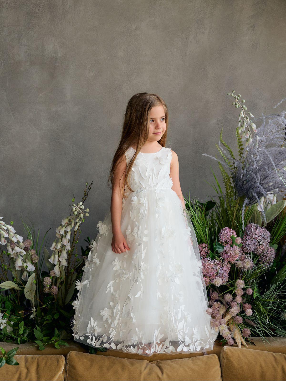 First Communion Wedding White Dress
