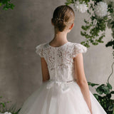 First Communion Communion Dresses Flower Girl Wedding White Dress