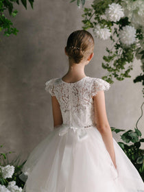 First Communion Communion Dresses Flower Girl Wedding White Dress