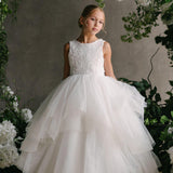 First Communion Communion Dresses Flower Girl Wedding White Dress