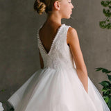 First Communion Communion Dresses Flower Girl Wedding White Dress