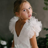First Communion Communion Dresses Flower Girl Wedding White Dress