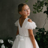 First Communion Communion Dresses Flower Girl Wedding White Dress