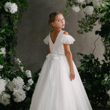 First Communion Communion Dresses Flower Girl Wedding White Dress