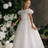 First Communion Communion Dresses Flower Girl Wedding White Dress