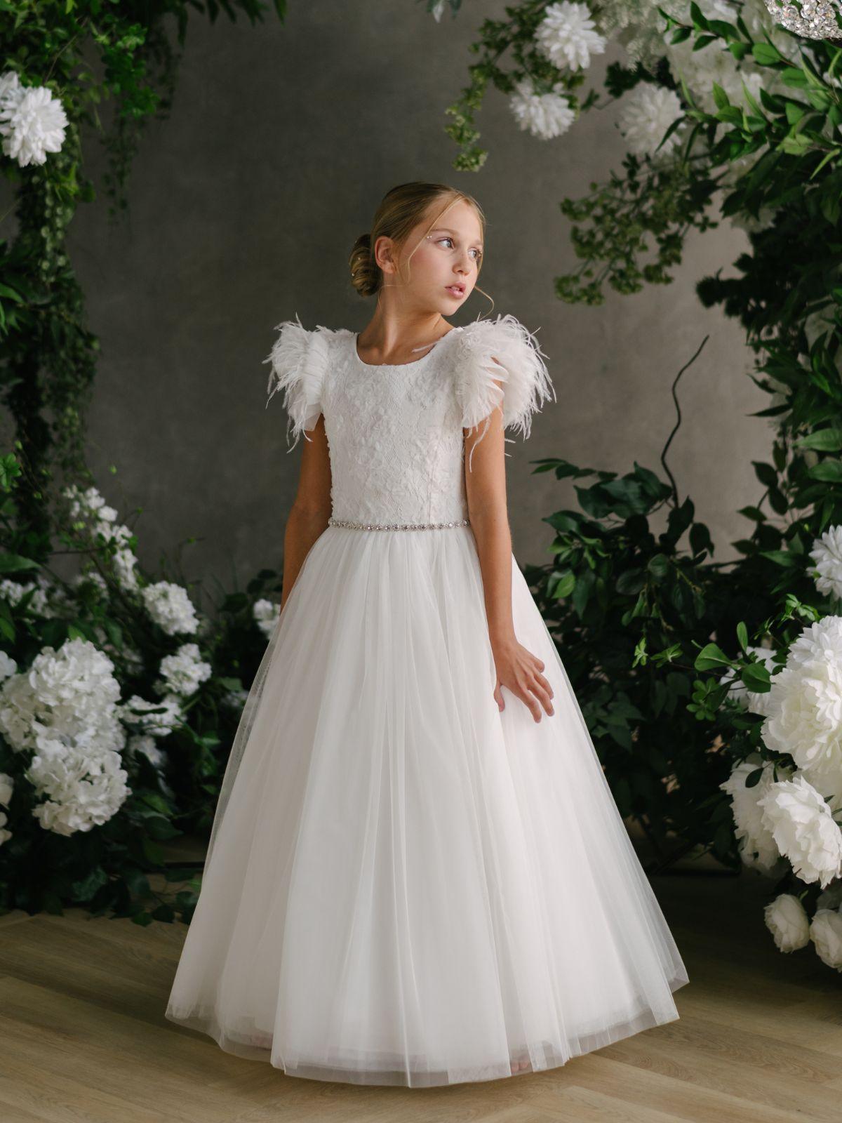 First Communion Communion Dresses Flower Girl Wedding White Dress