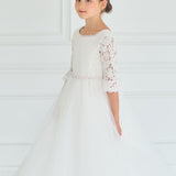 First Communion Communion Dresses Flower Girl Wedding White Dress