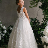 First Communion Flower Girl Wedding White Dress