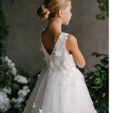 First Communion Communion Dresses Flower Girl Wedding White Dress