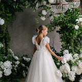 First Communion Communion Dresses Flower Girl Wedding White Dress