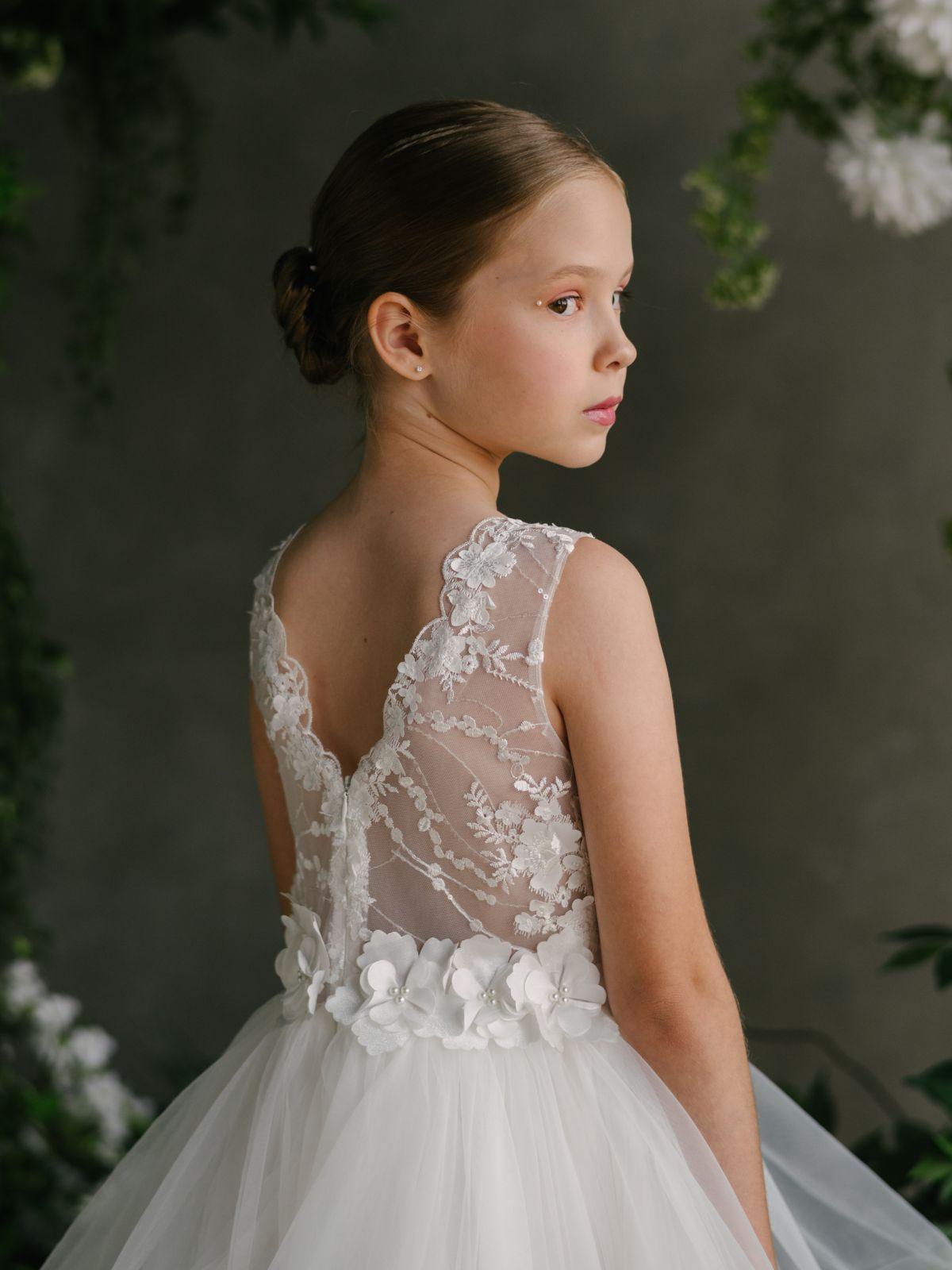 First Communion Communion Dresses Flower Girl Wedding White Dress