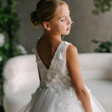 First Communion Flower Girl Wedding White Dress