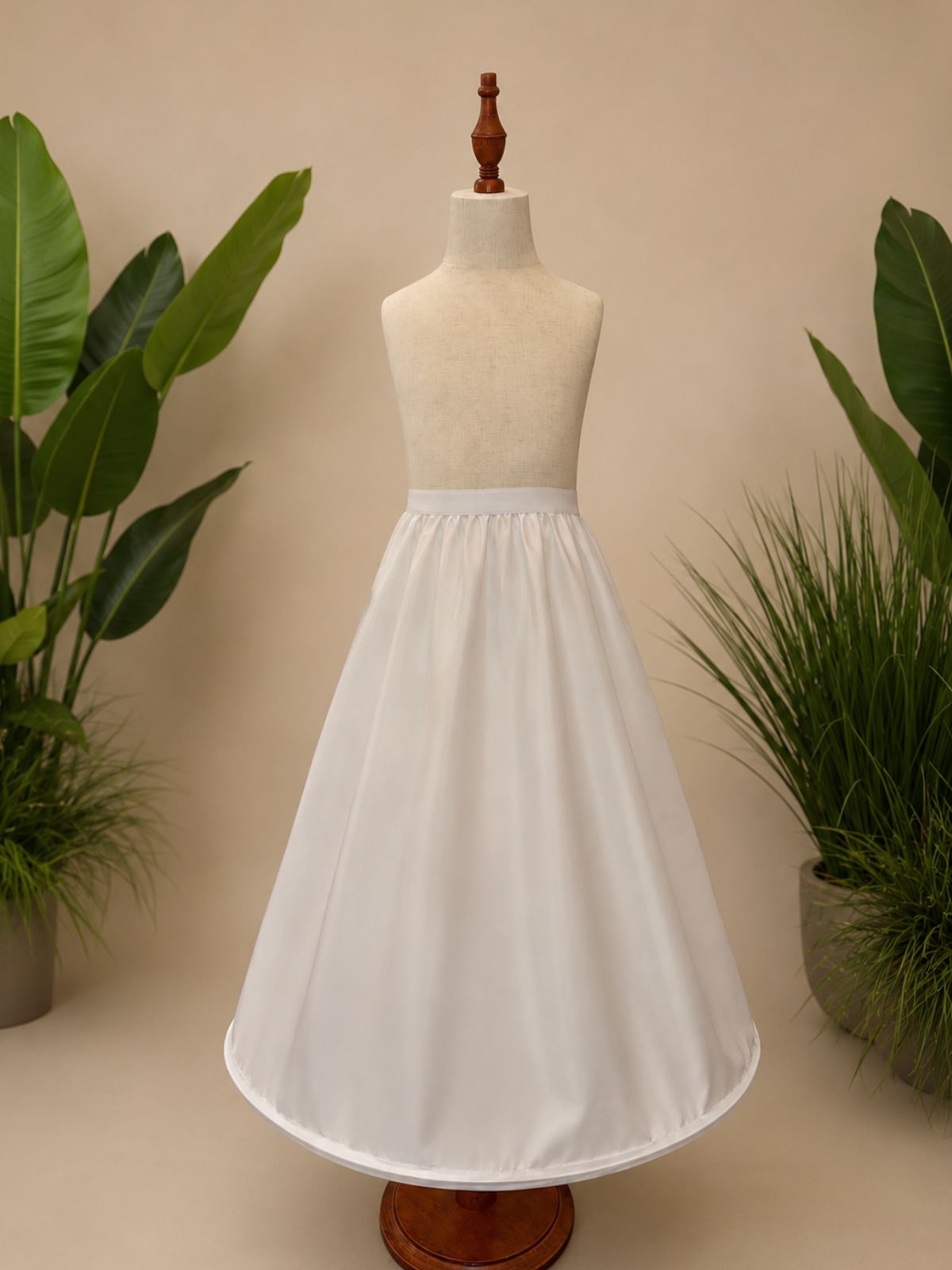 Girls’ White Petticoat - P01