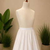 Girls’ White Petticoat - P01