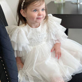 Baby Baptism Dresses Flower Girl Wedding White Dress