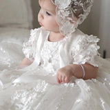 Baby Baptism Dresses Flower Girl Wedding White Dress