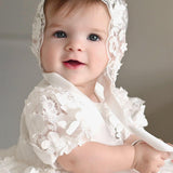 Baby Baptism Dresses Flower Girl Wedding White Dress