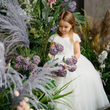 First Communion Flower Girl Wedding White Dress