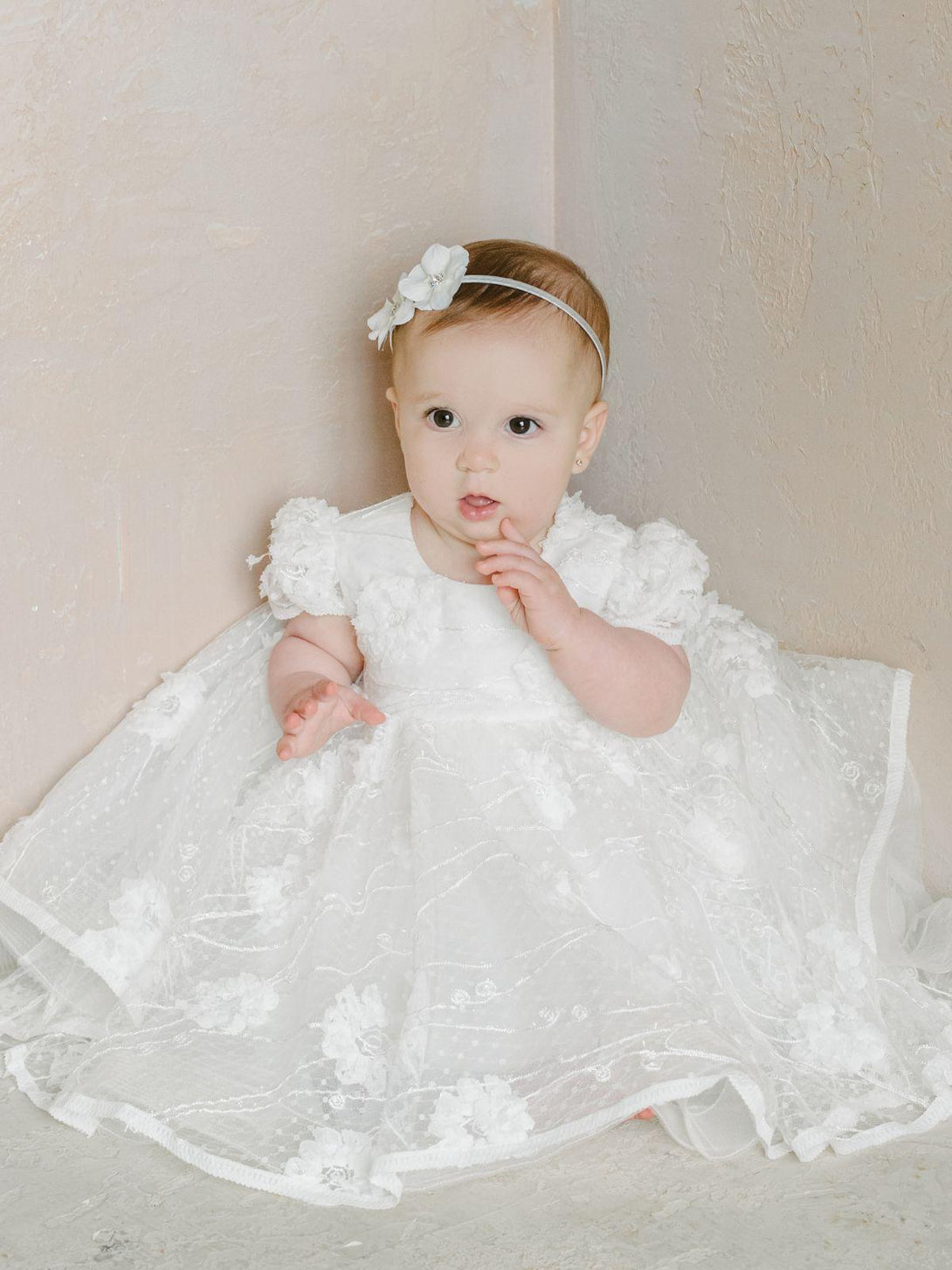 TETER WARM Baptism First Birthday Flower Lace Princess Dress in New York