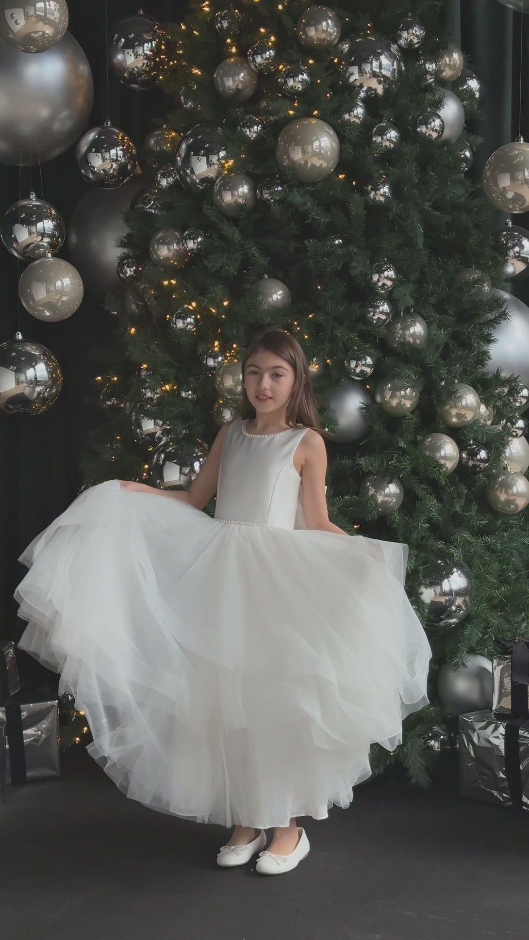 teter warm communion flower girl white dresses