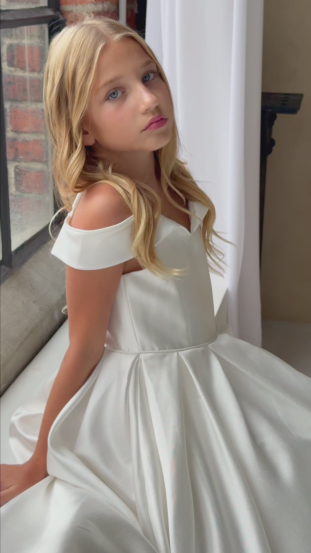 teterwarm communion girl white dress