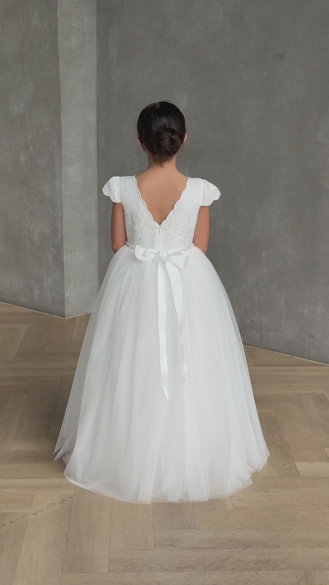 Glen - JK25 Communion White Dress Teter Warm