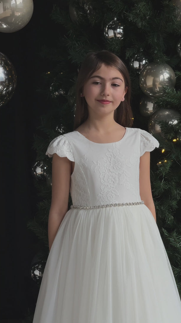 Glen - JK25 Communion White Dress Teter Warm