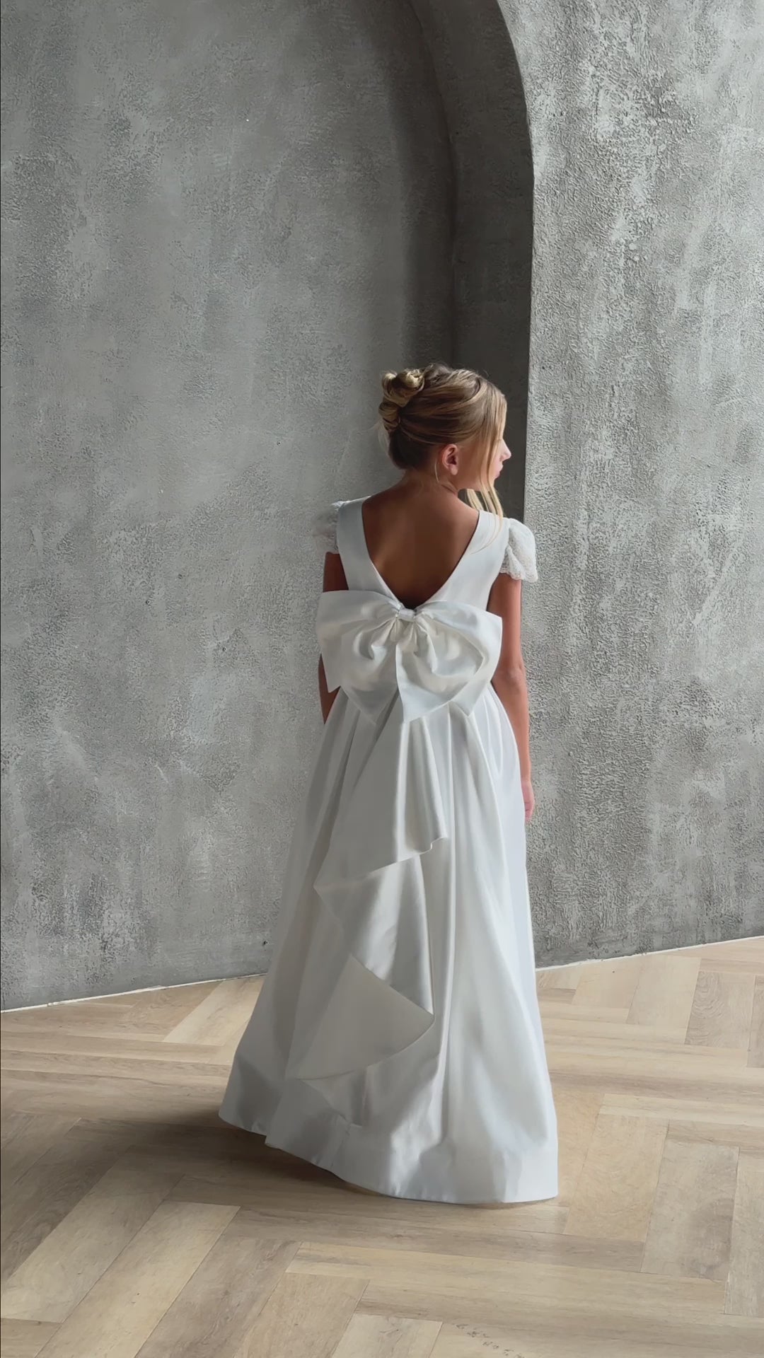 teter warm communion flower girl white dresses